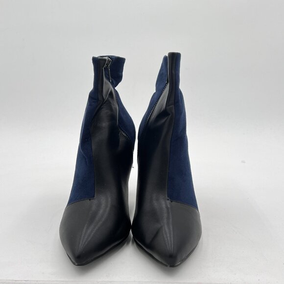 Women Closed Pointy Toe Ankle Boots High Stiletto Heels Patent Leather Booties D - Picture 2 of 6